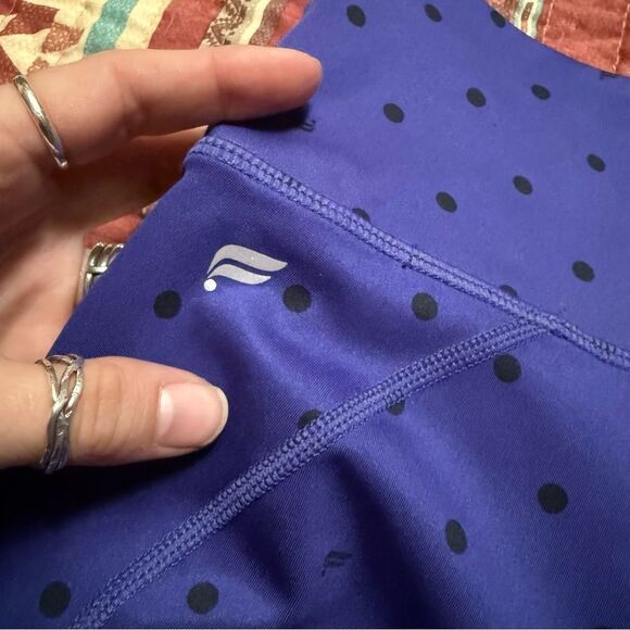 Fabletics polka dot biker shorts size small - Picture 6 of 6